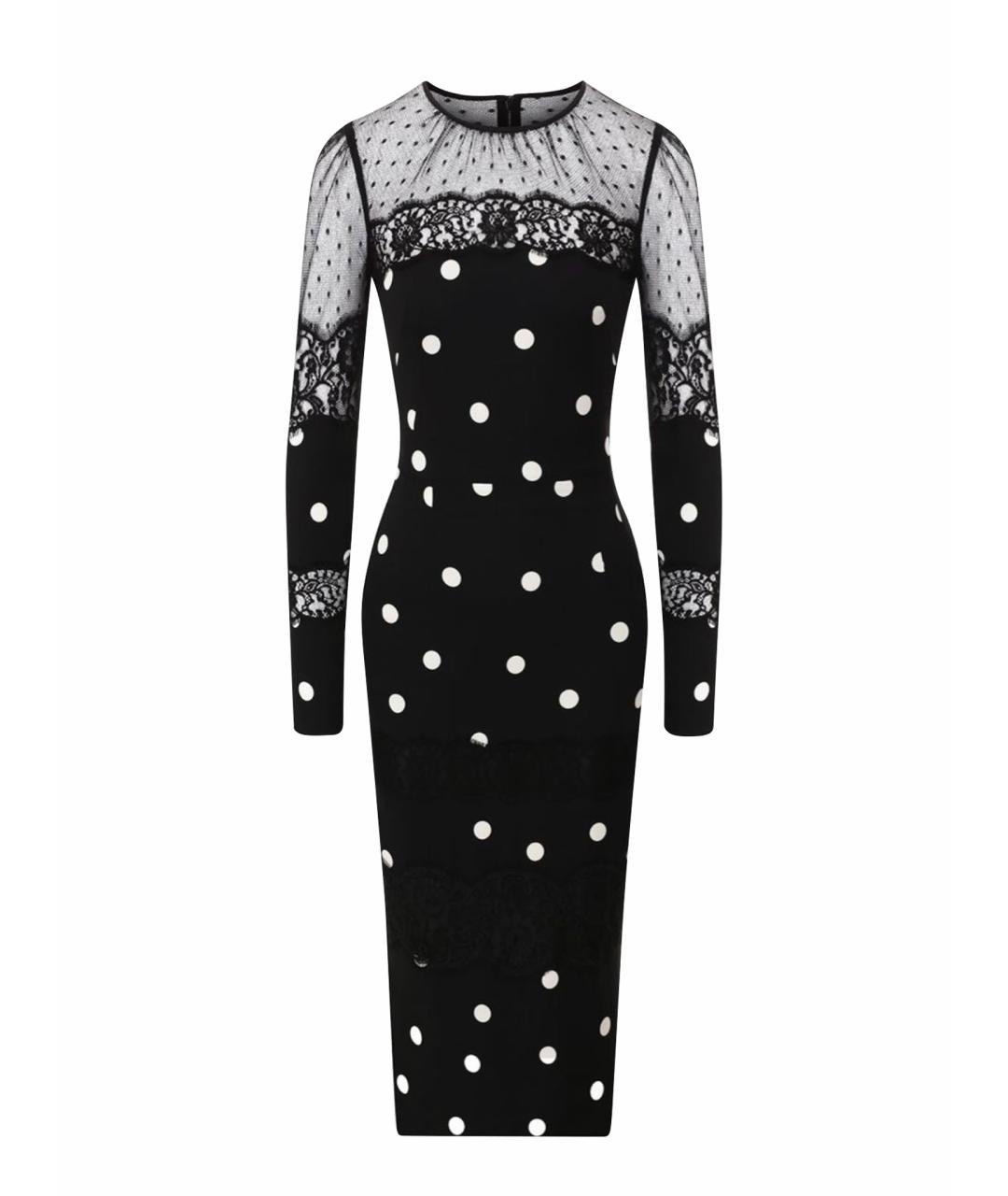 DOLCE&GABBANA Черное коктейльное платье, фото 1