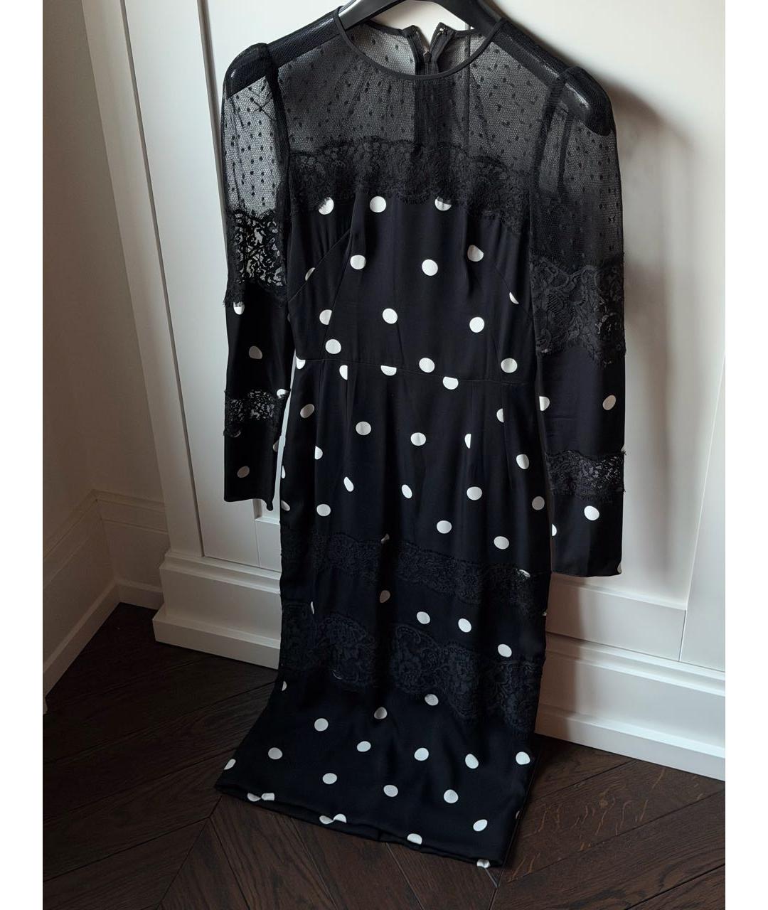 DOLCE&GABBANA Черное коктейльное платье, фото 5