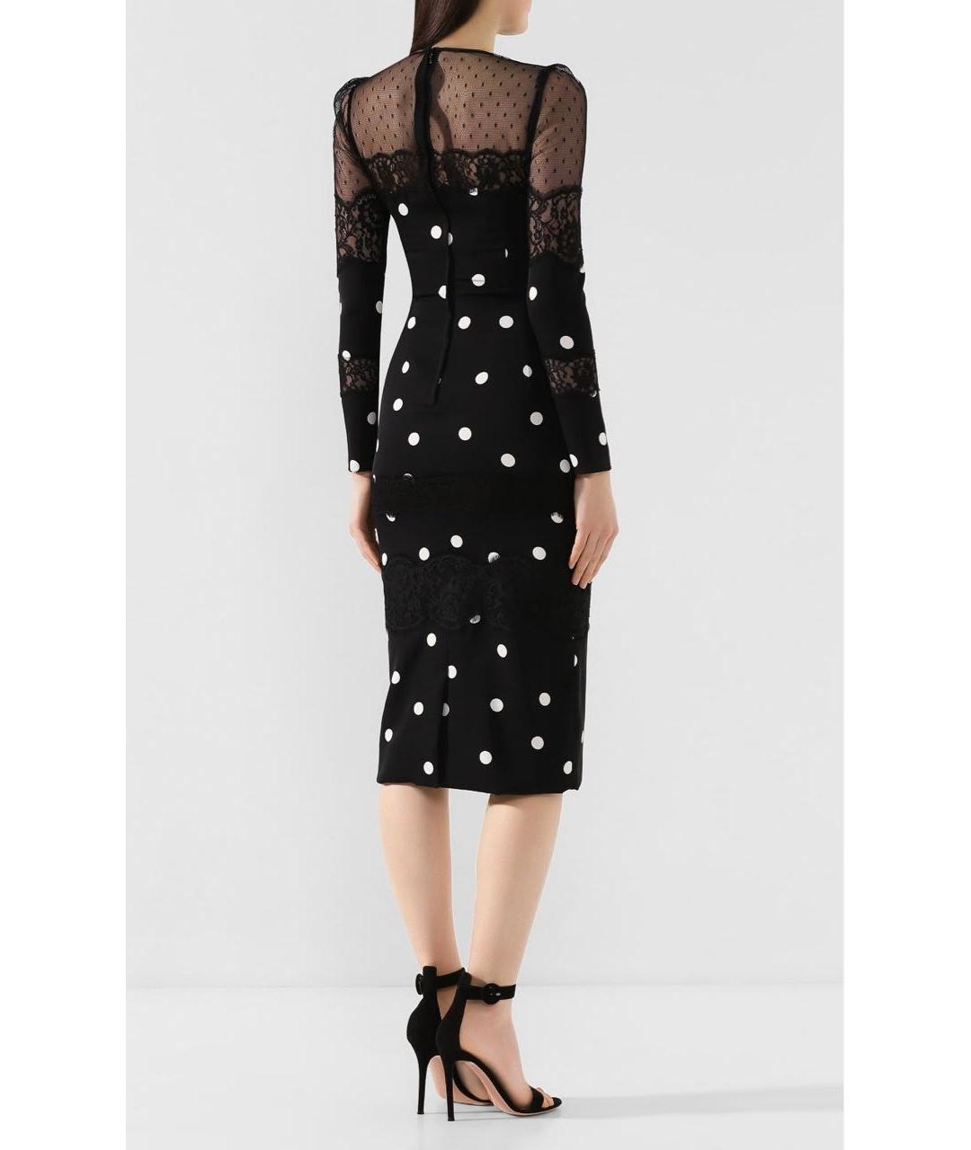 DOLCE&GABBANA Черное коктейльное платье, фото 3