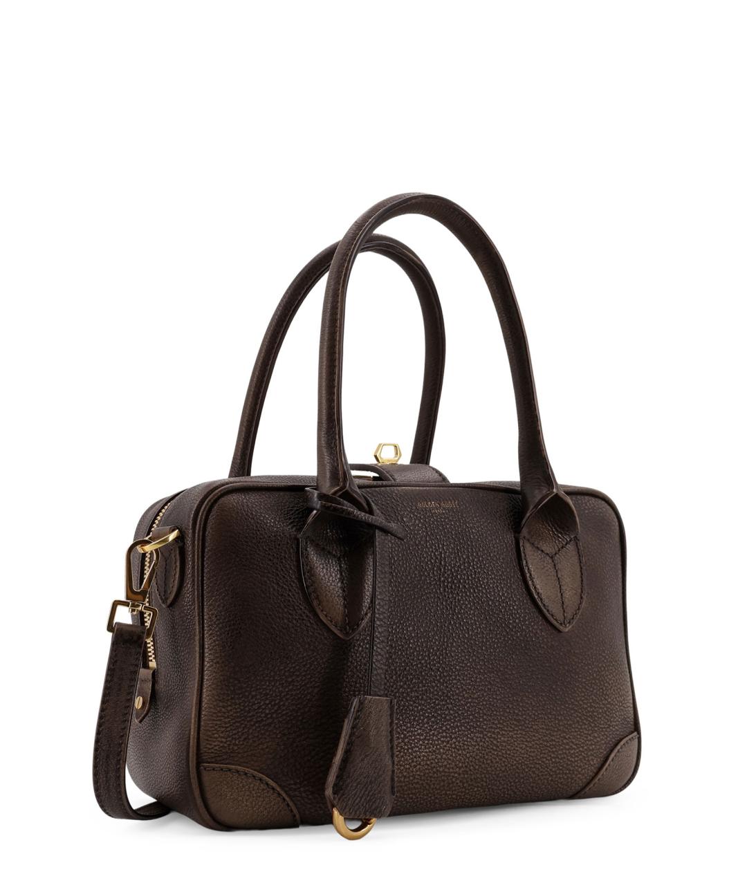 GOLDEN GOOSE DELUXE BRAND Коричневая кожаная сумка тоут, фото 3