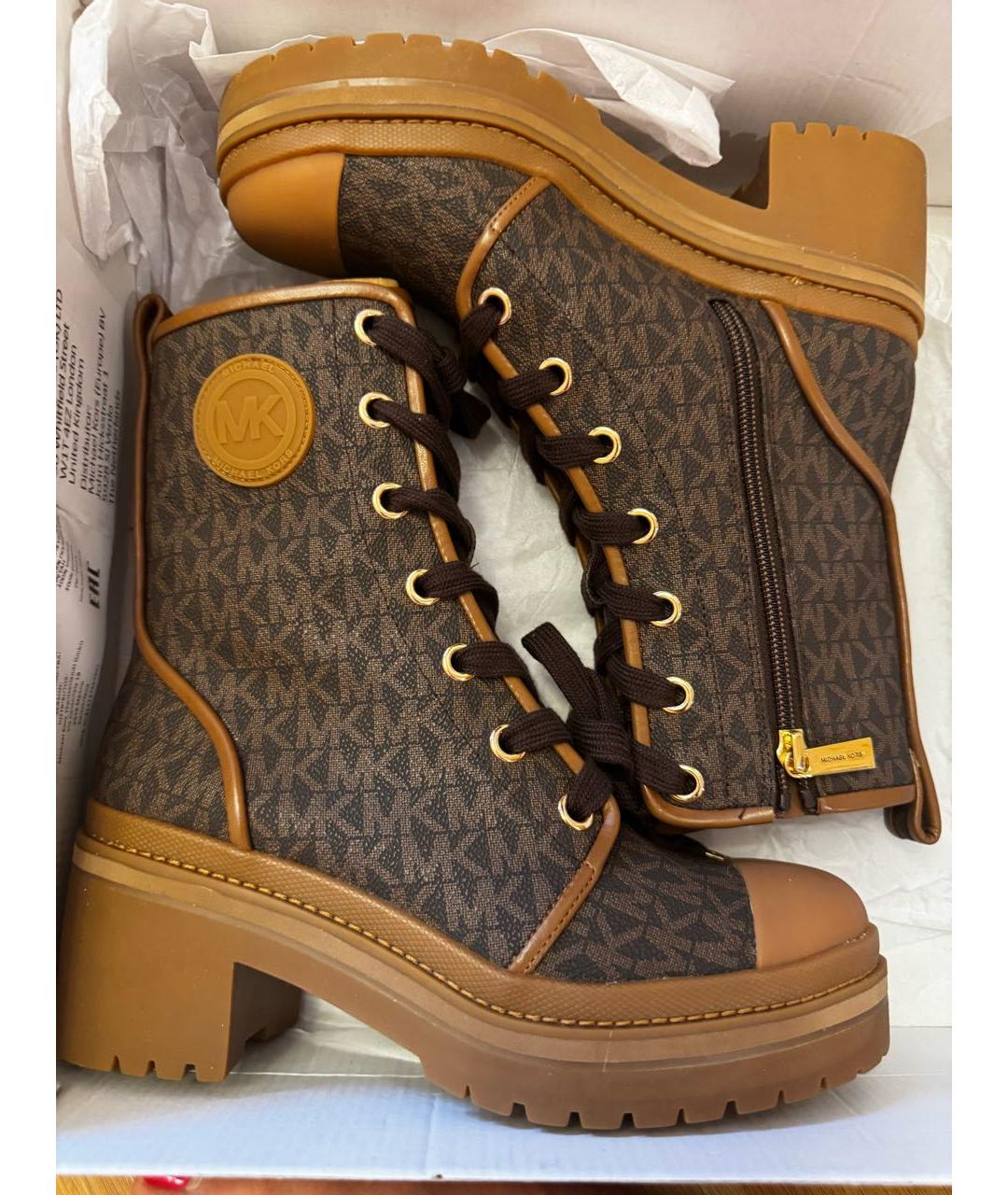 MICHAEL KORS Коричневые ботинки, фото 2