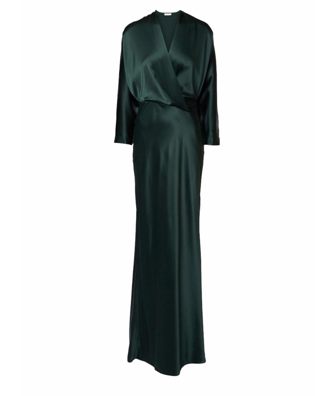 SEA NYC Зеленые шелковое вечернее платье, фото 1