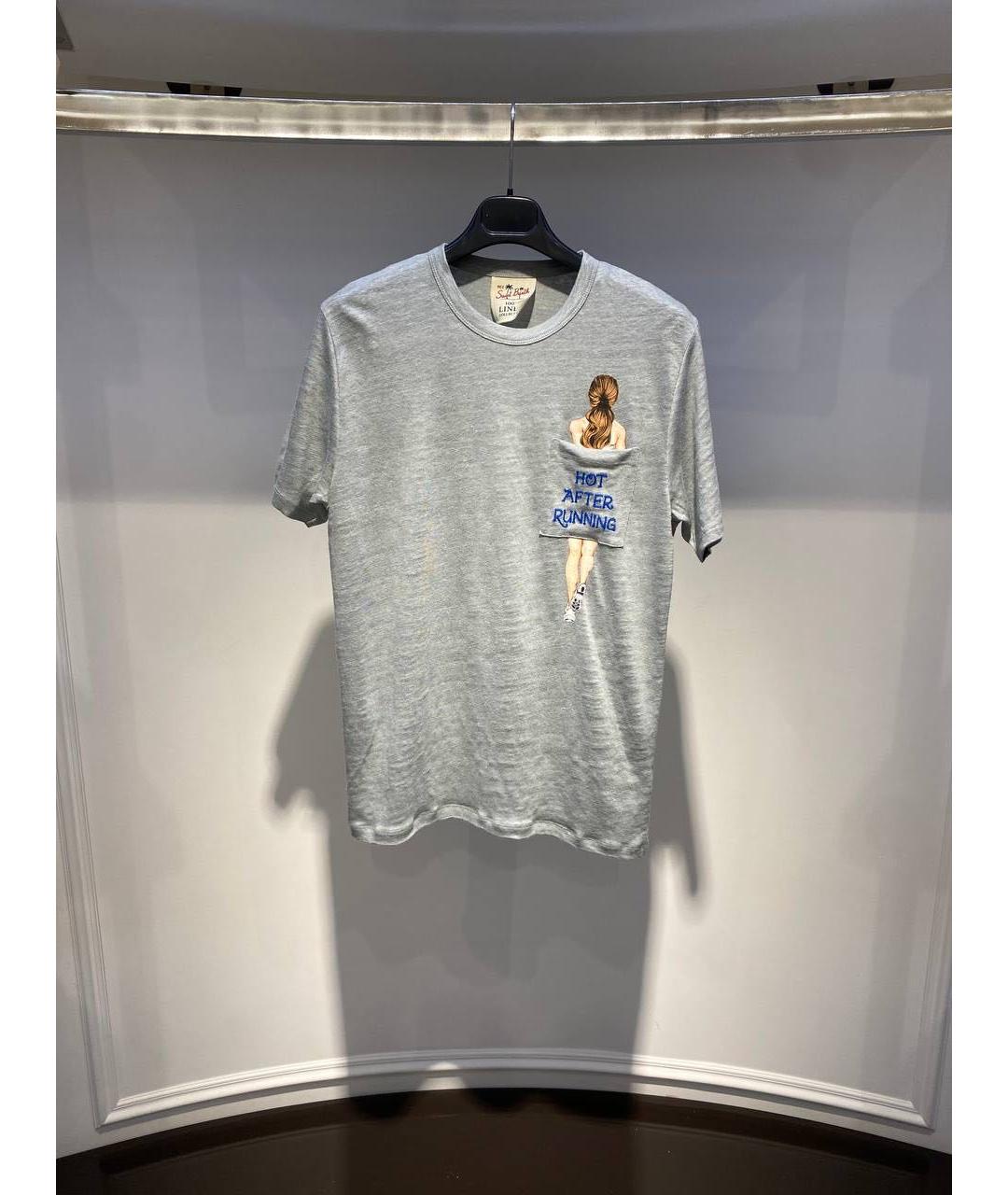 MC2 SAINT BARTH Серая футболка, фото 2