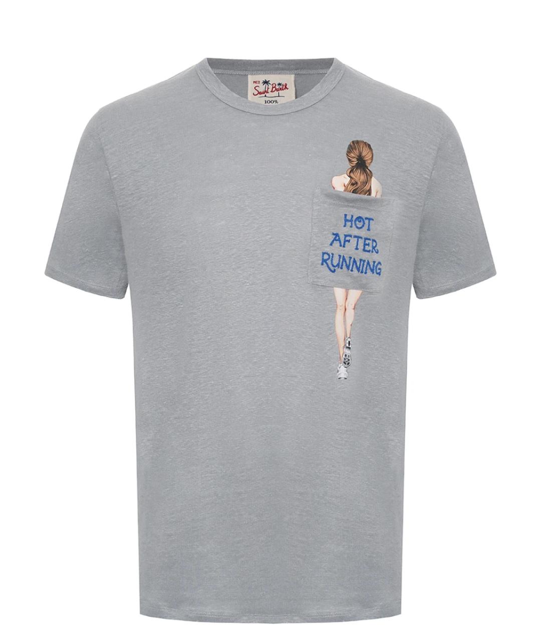 MC2 SAINT BARTH Серая футболка, фото 1