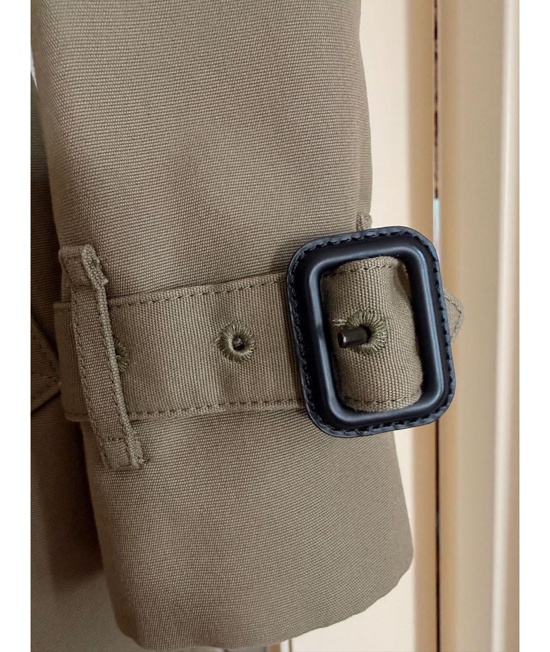 BURBERRY Хаки хлопковый тренч/плащ, фото 4