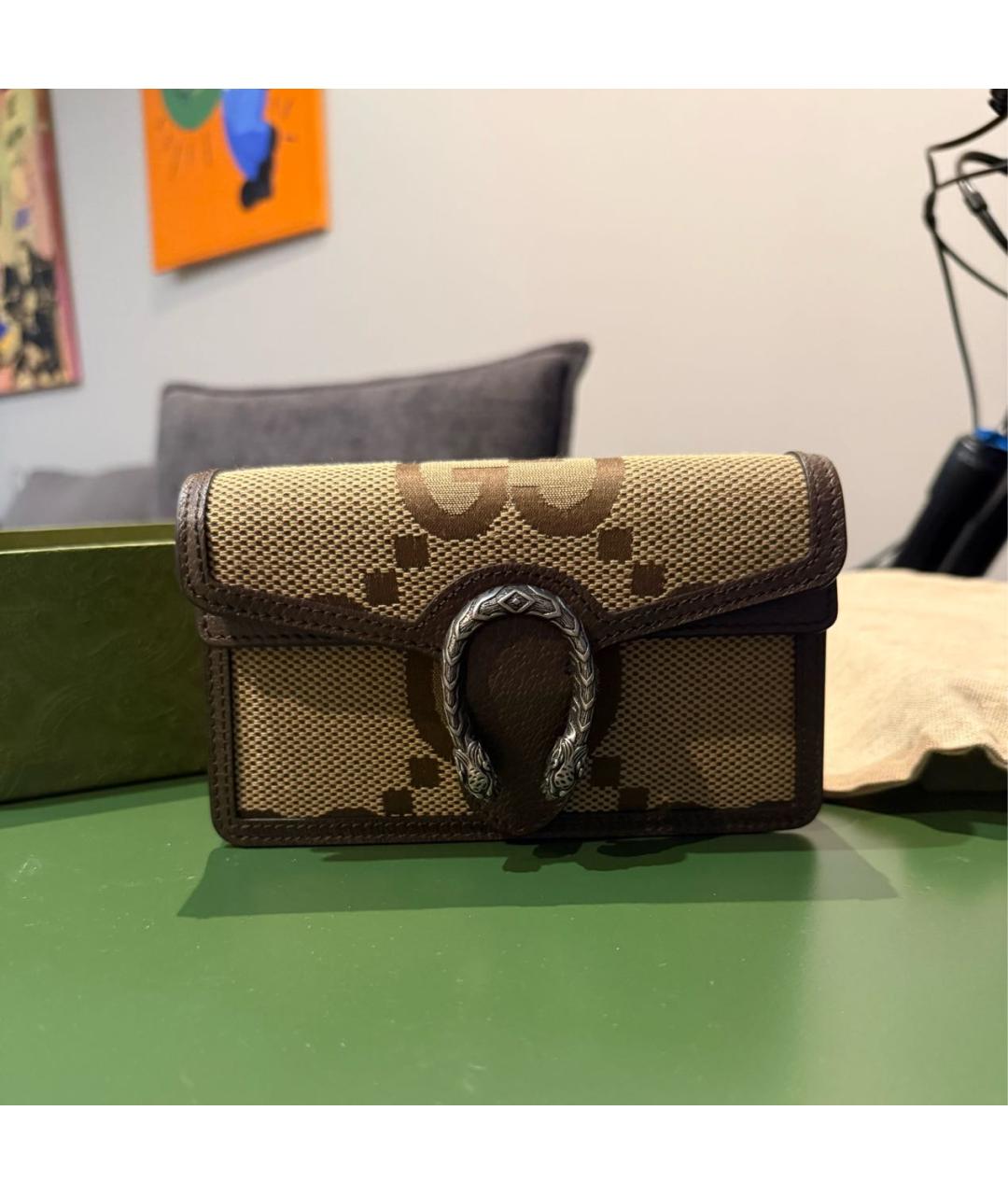 GUCCI Бежевая сумка через плечо, фото 9