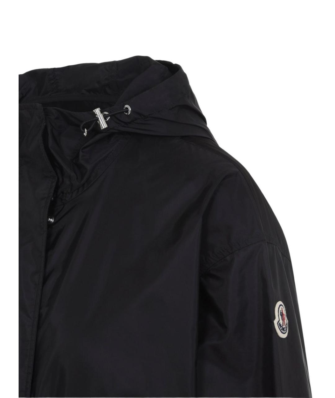 MONCLER Черная полиамидовая куртка, фото 3