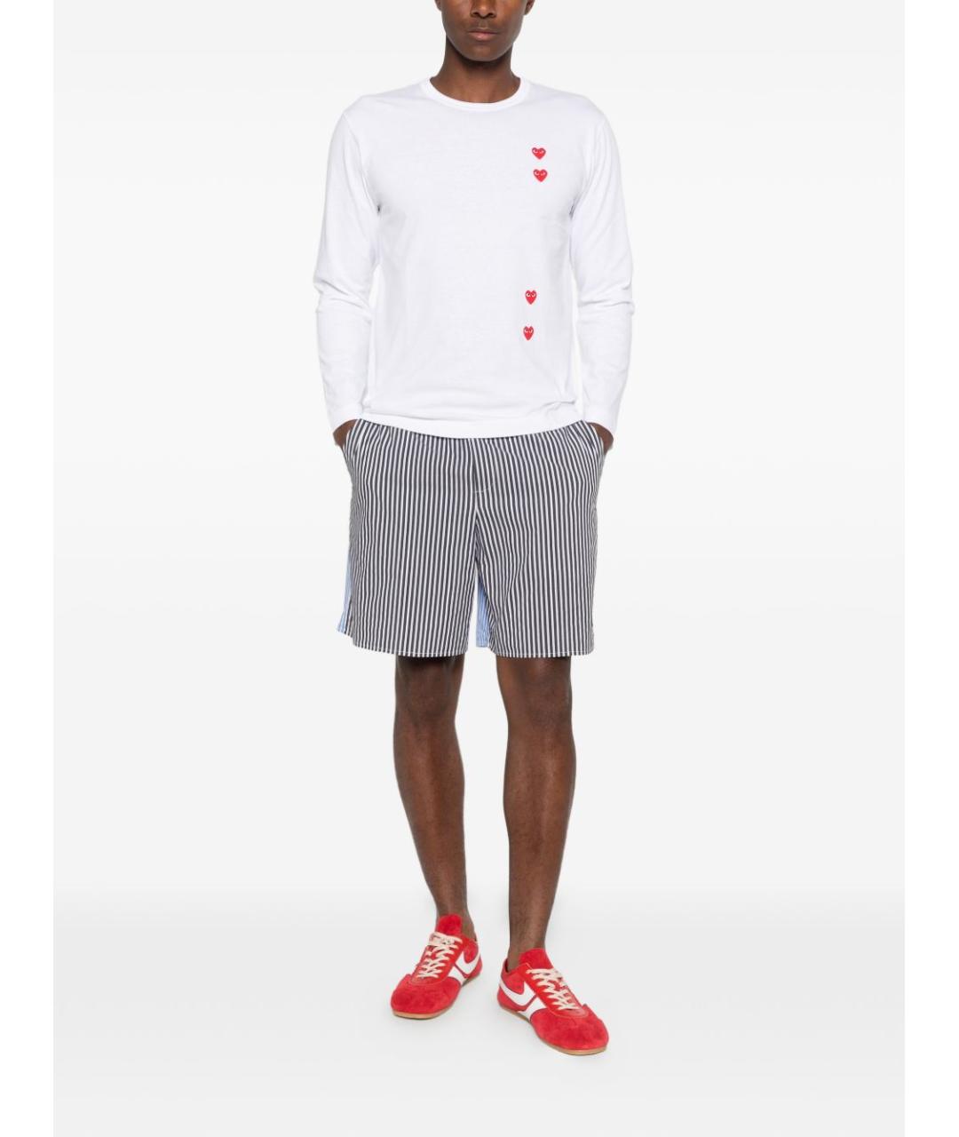 COMME DES GARÇONS Белая хлопковая футболка, фото 5