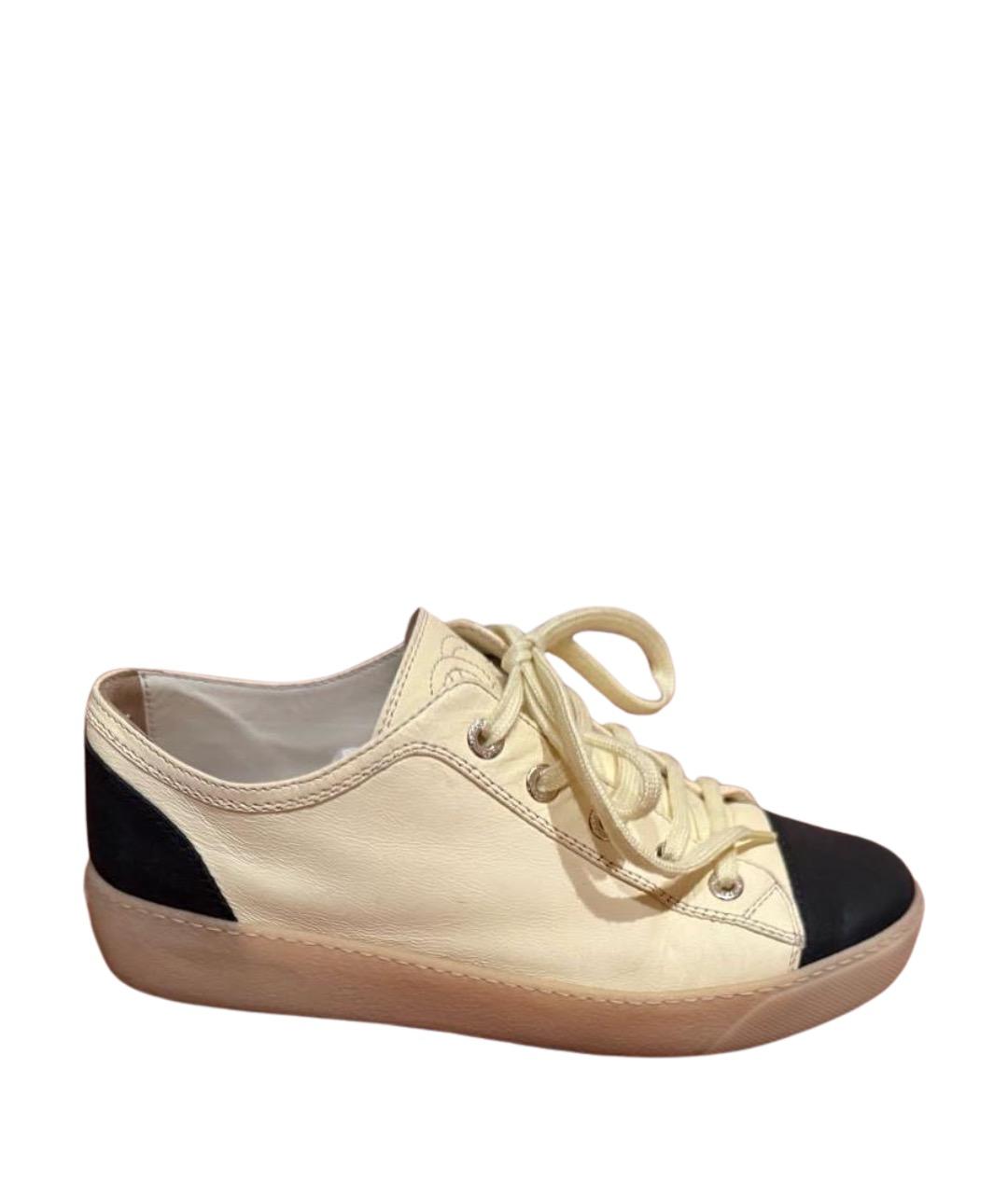 CHANEL Кожаные кеды, фото 1