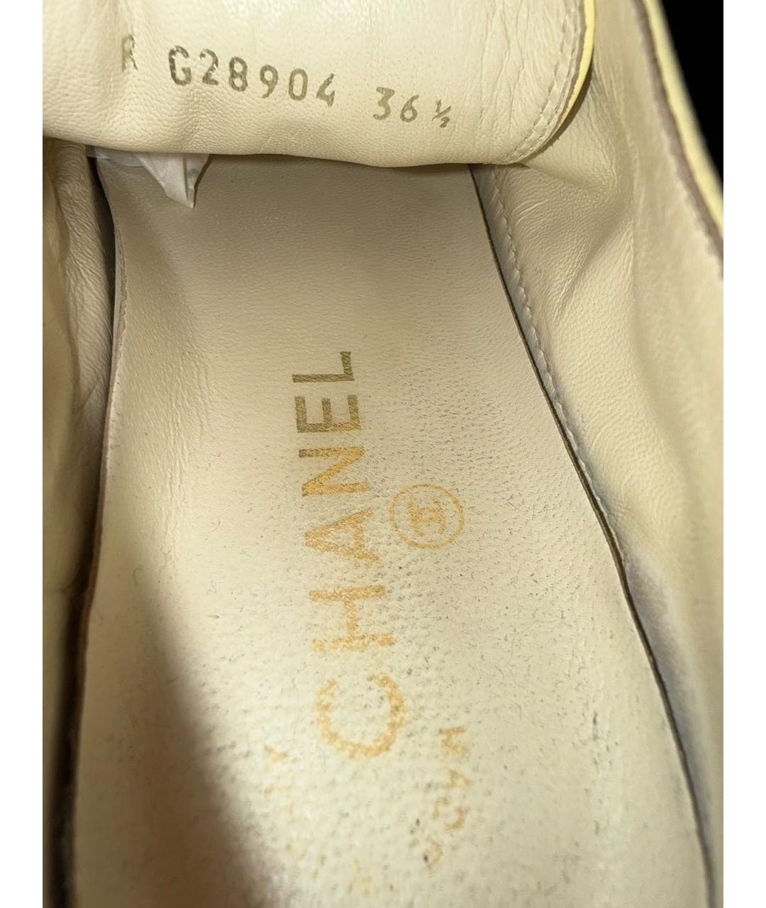 CHANEL Кожаные кеды, фото 7