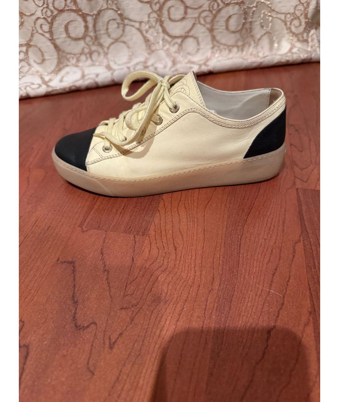 CHANEL Кожаные кеды, фото 8