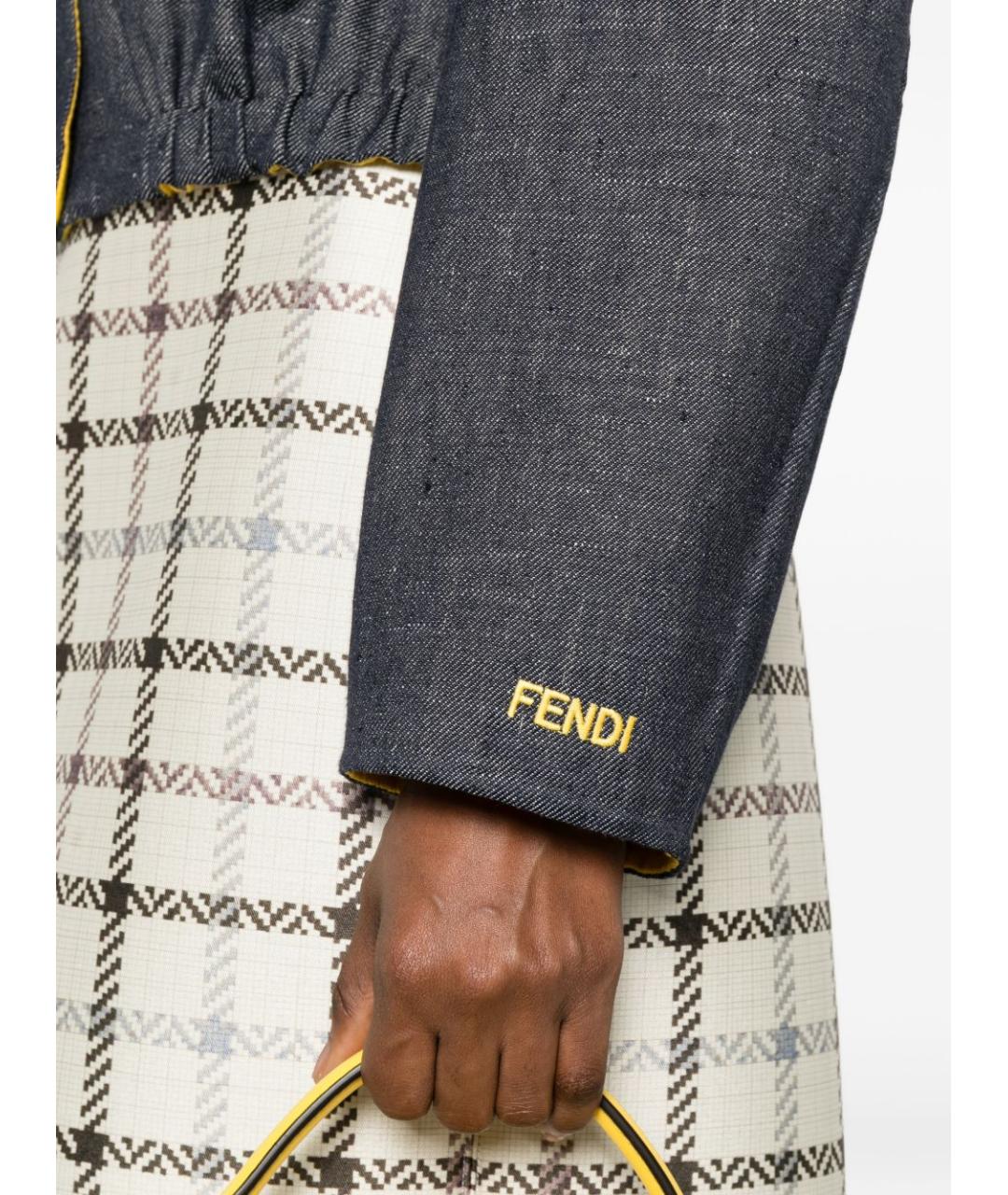 FENDI Синяя куртка, фото 5