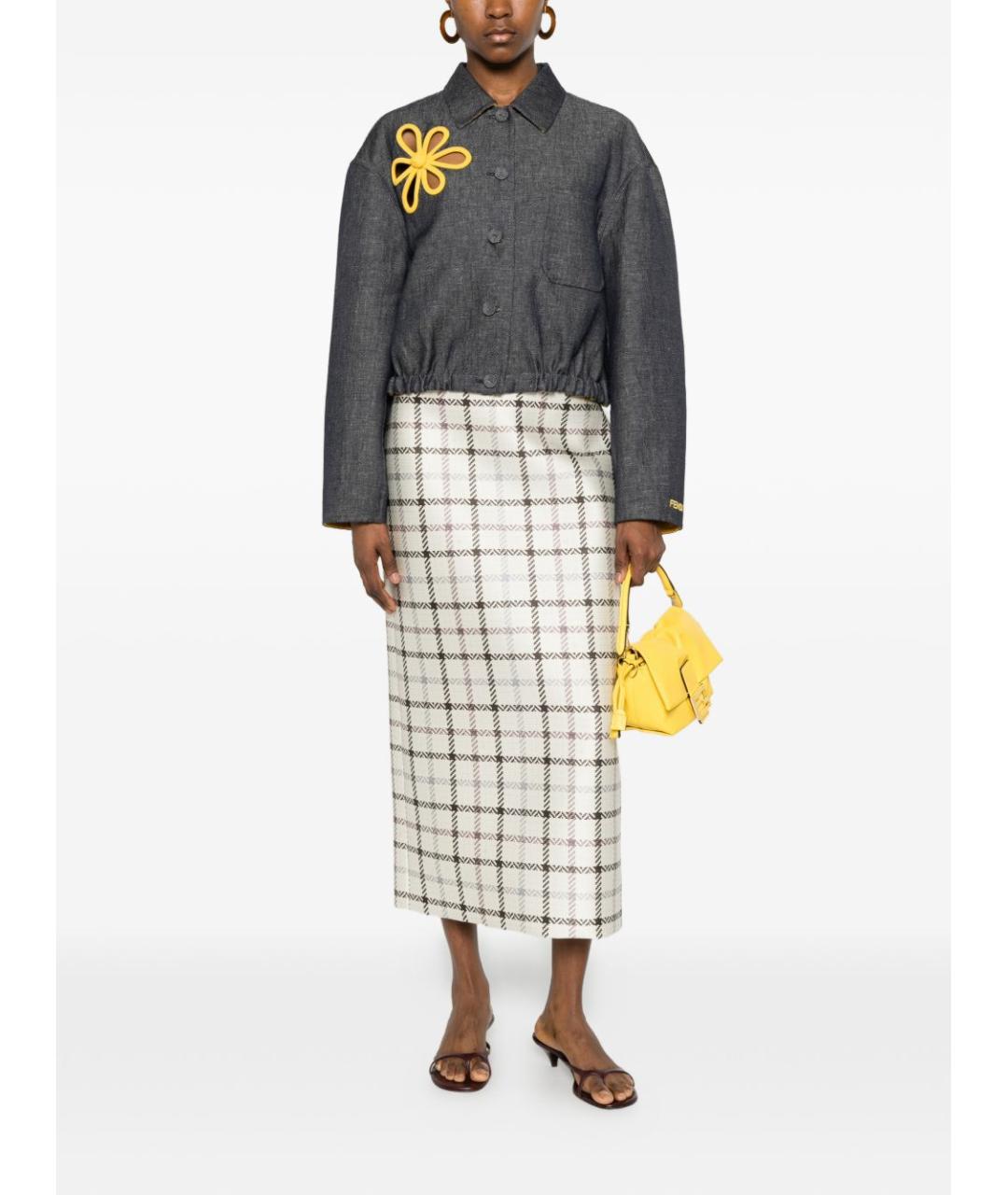 FENDI Синяя куртка, фото 4