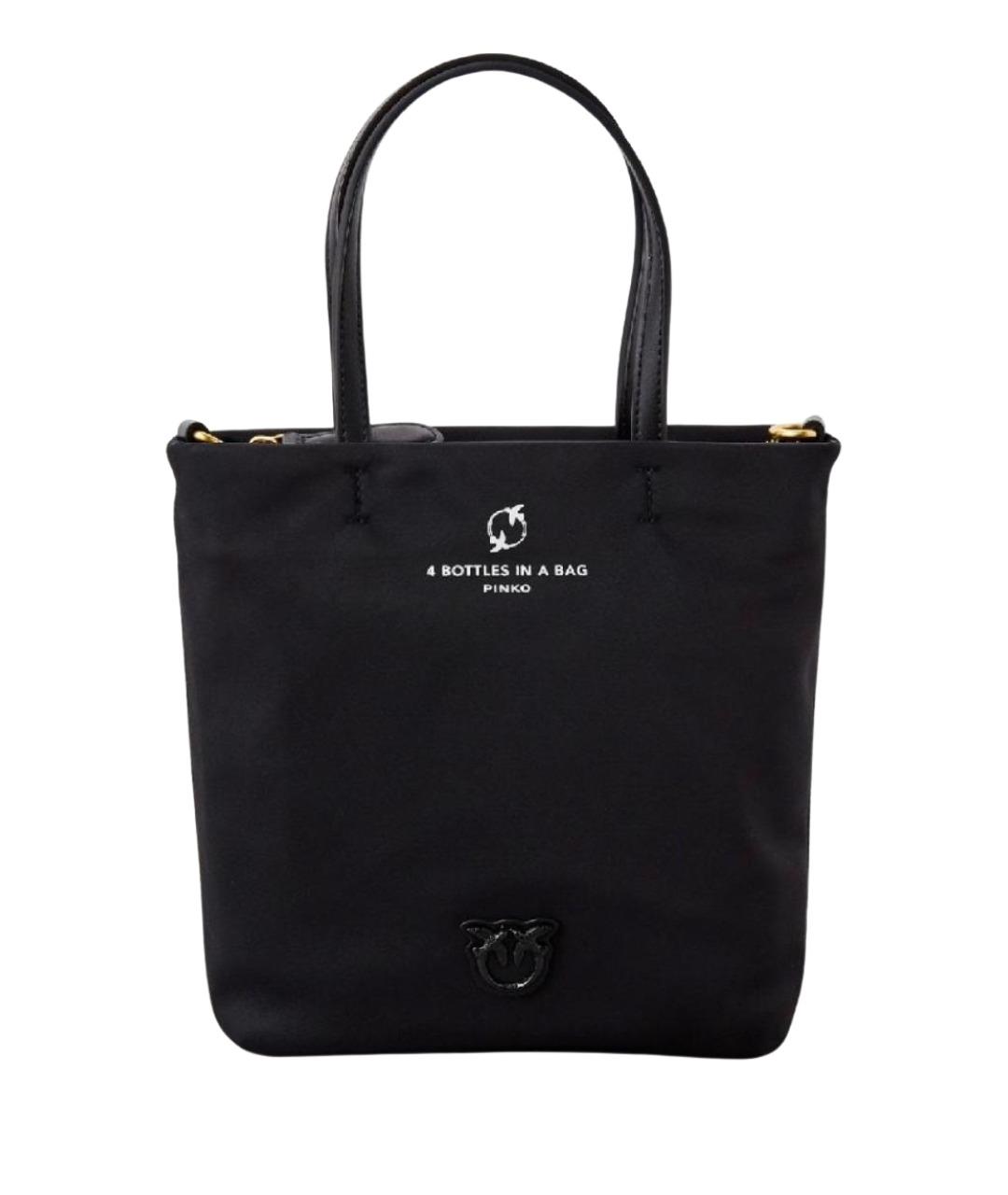 PINKO Черная сумка с короткими ручками, фото 1