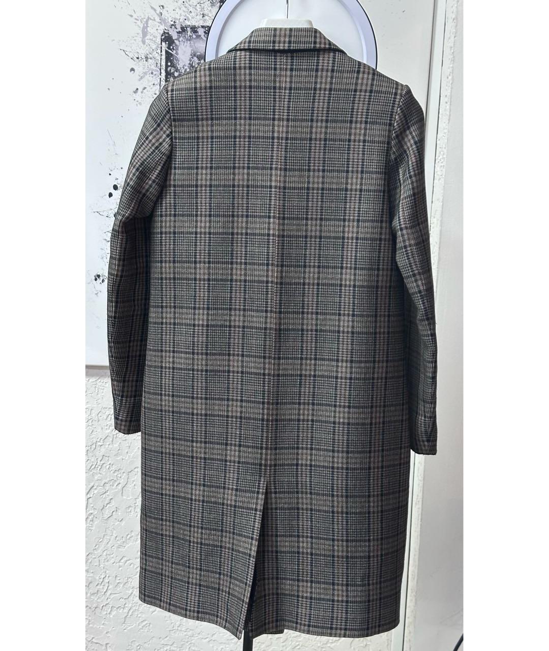 COS Коричневое шерстяное пальто, фото 2