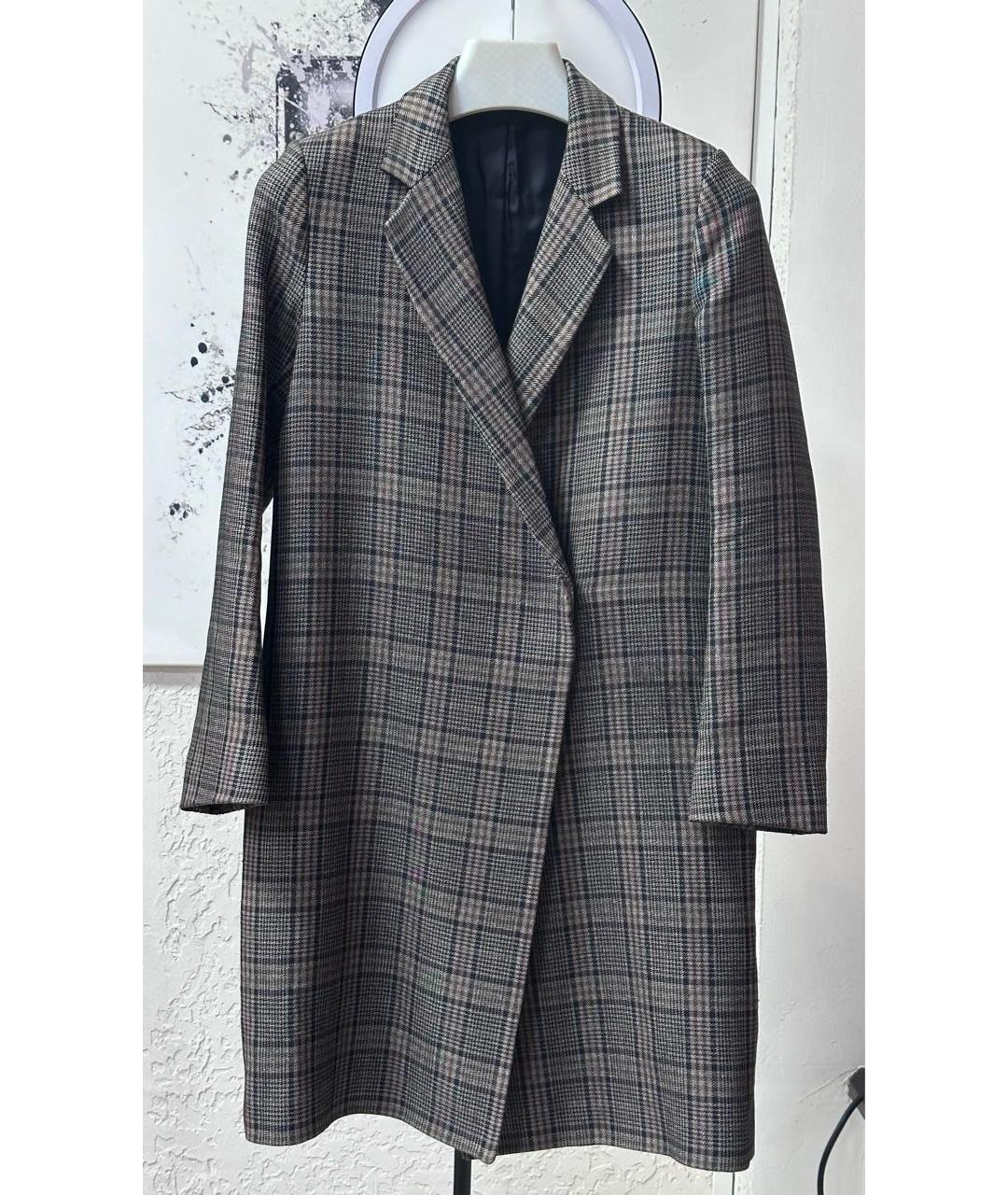 COS Коричневое шерстяное пальто, фото 9