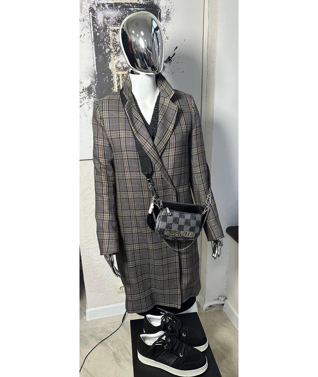 COS Коричневое шерстяное пальто, фото 8