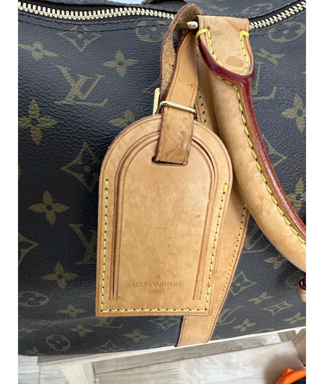 LOUIS VUITTON Коричневая дорожная/спортивная сумка, фото 6