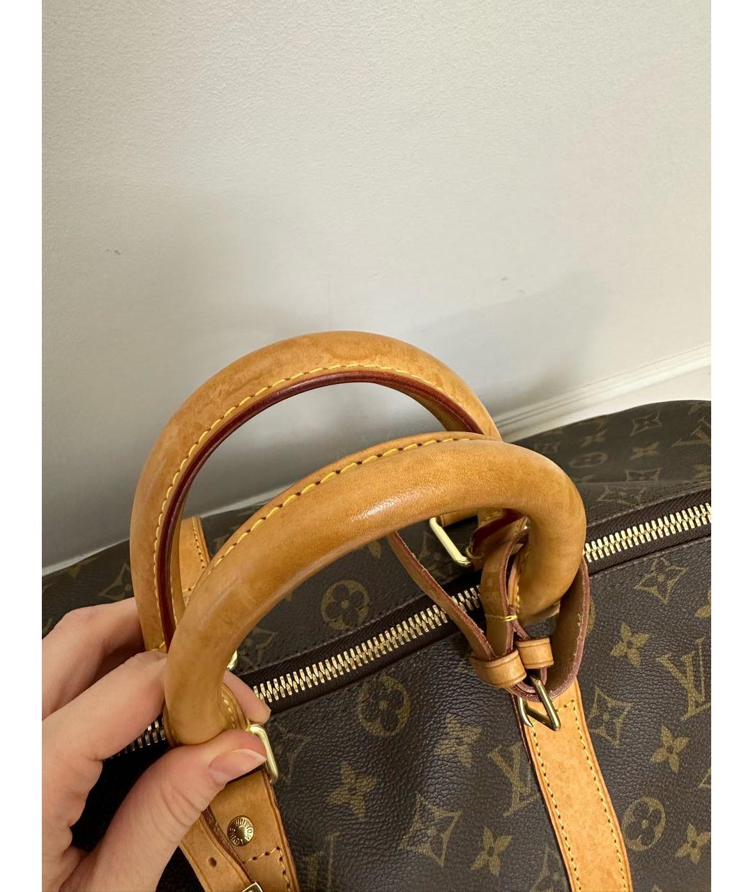 LOUIS VUITTON Коричневая дорожная/спортивная сумка, фото 4