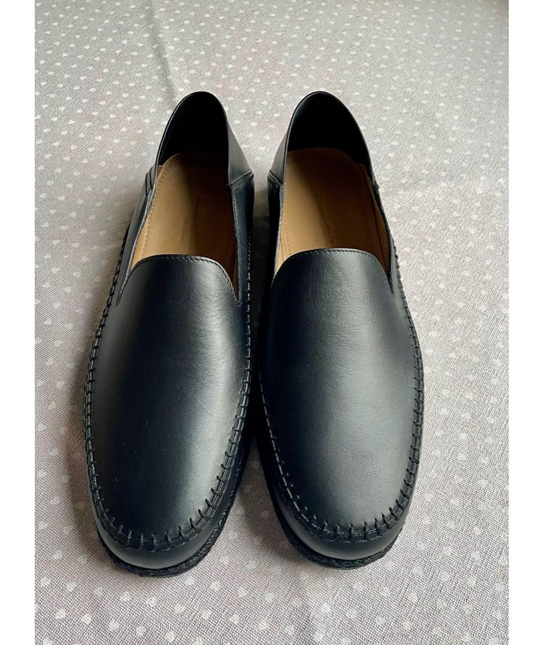 ERMENEGILDO ZEGNA XXX Черные кожаные лоферы, фото 2