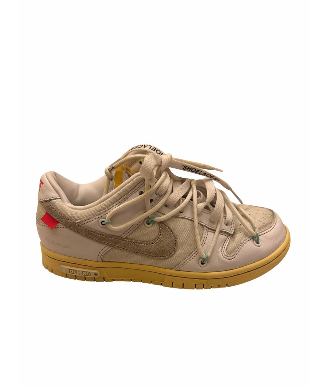 NIKE X OFF-WHITE Белые кроссовки, фото 1