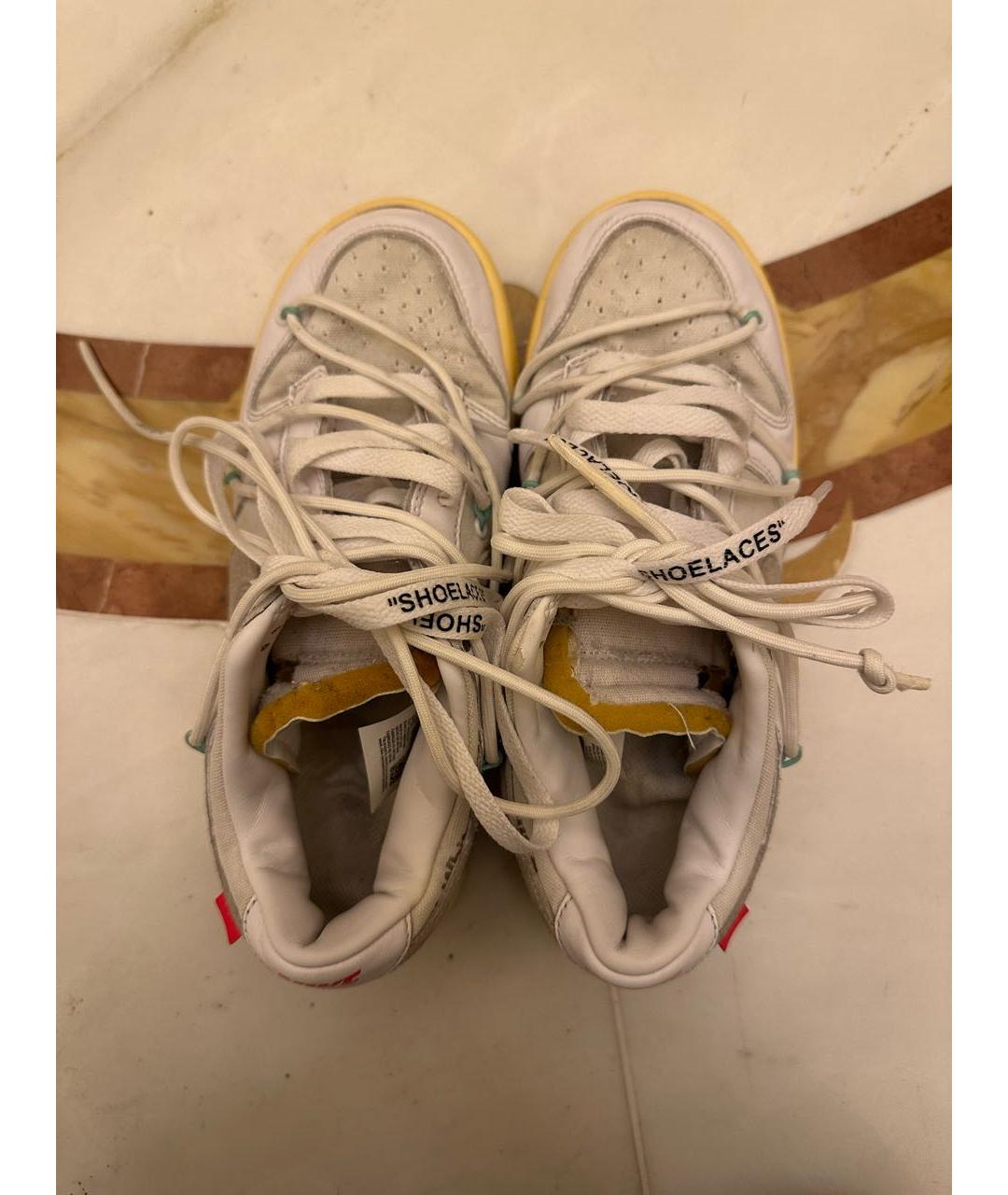 NIKE X OFF-WHITE Белые кроссовки, фото 2