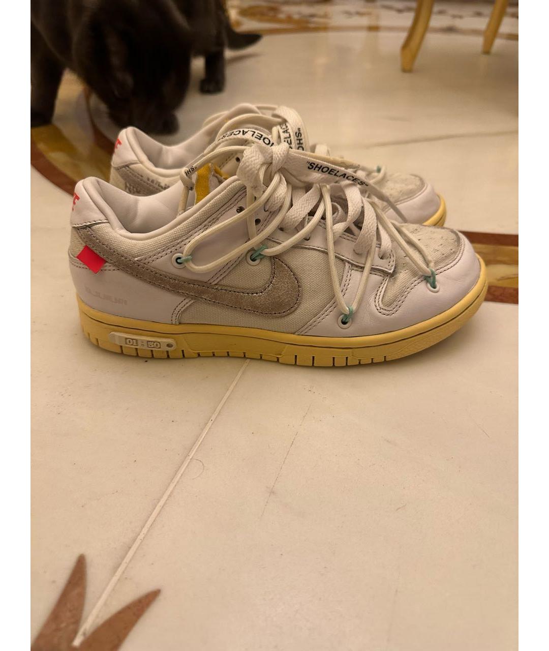 NIKE X OFF-WHITE Белые кроссовки, фото 7