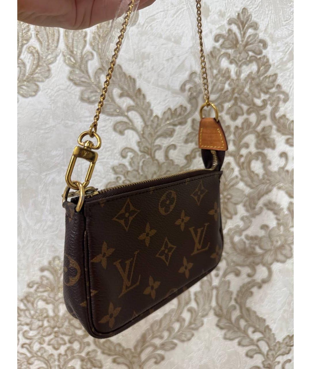 LOUIS VUITTON Коричневая сумка с короткими ручками, фото 2