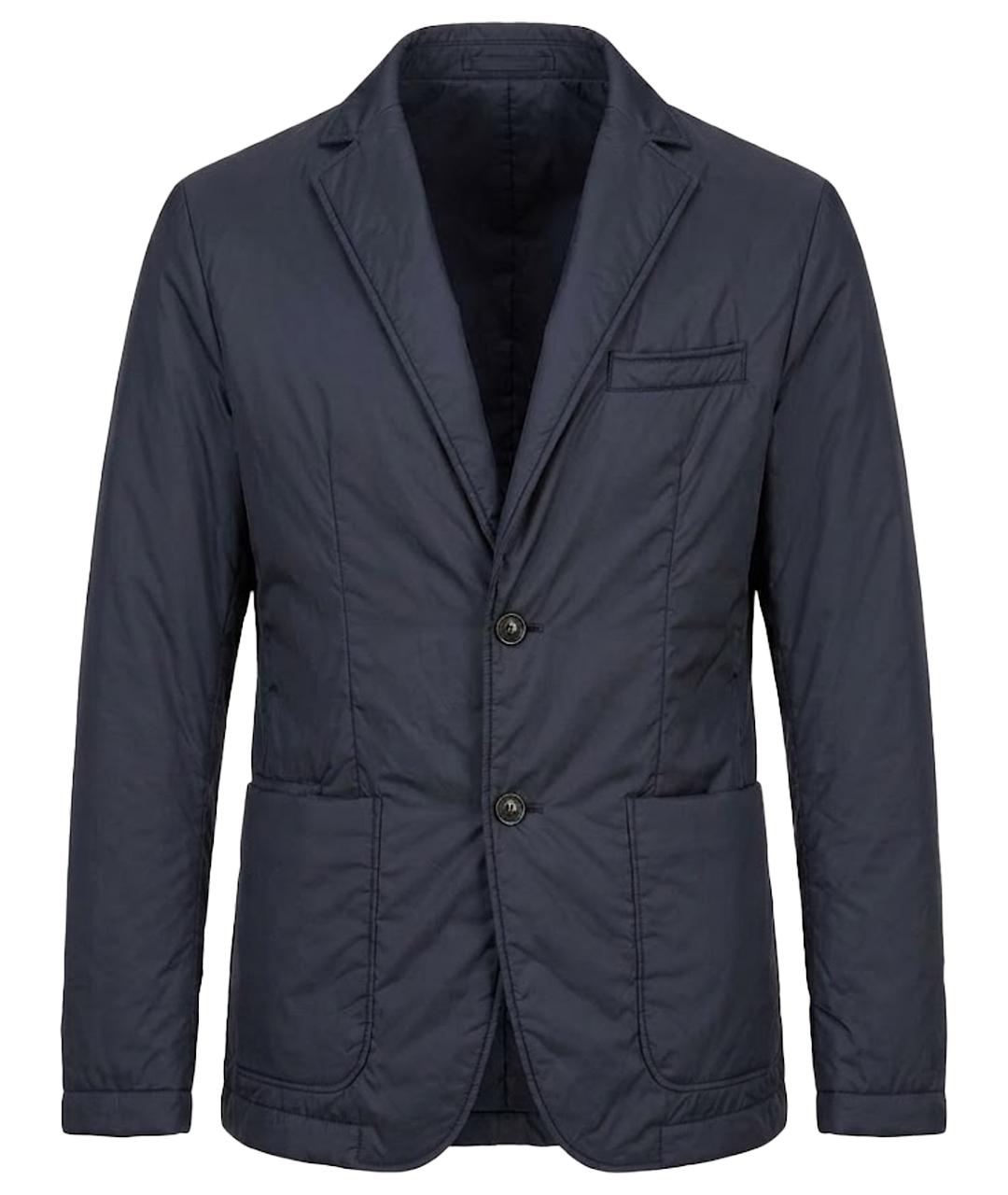 HUGO BOSS Темно-синяя полиэстеровая куртка, фото 1