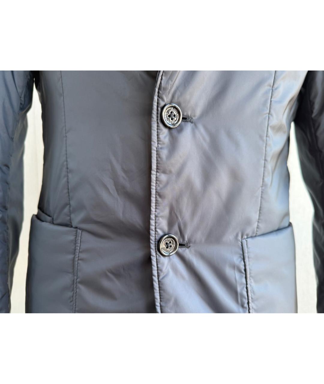 HUGO BOSS Темно-синяя полиэстеровая куртка, фото 4