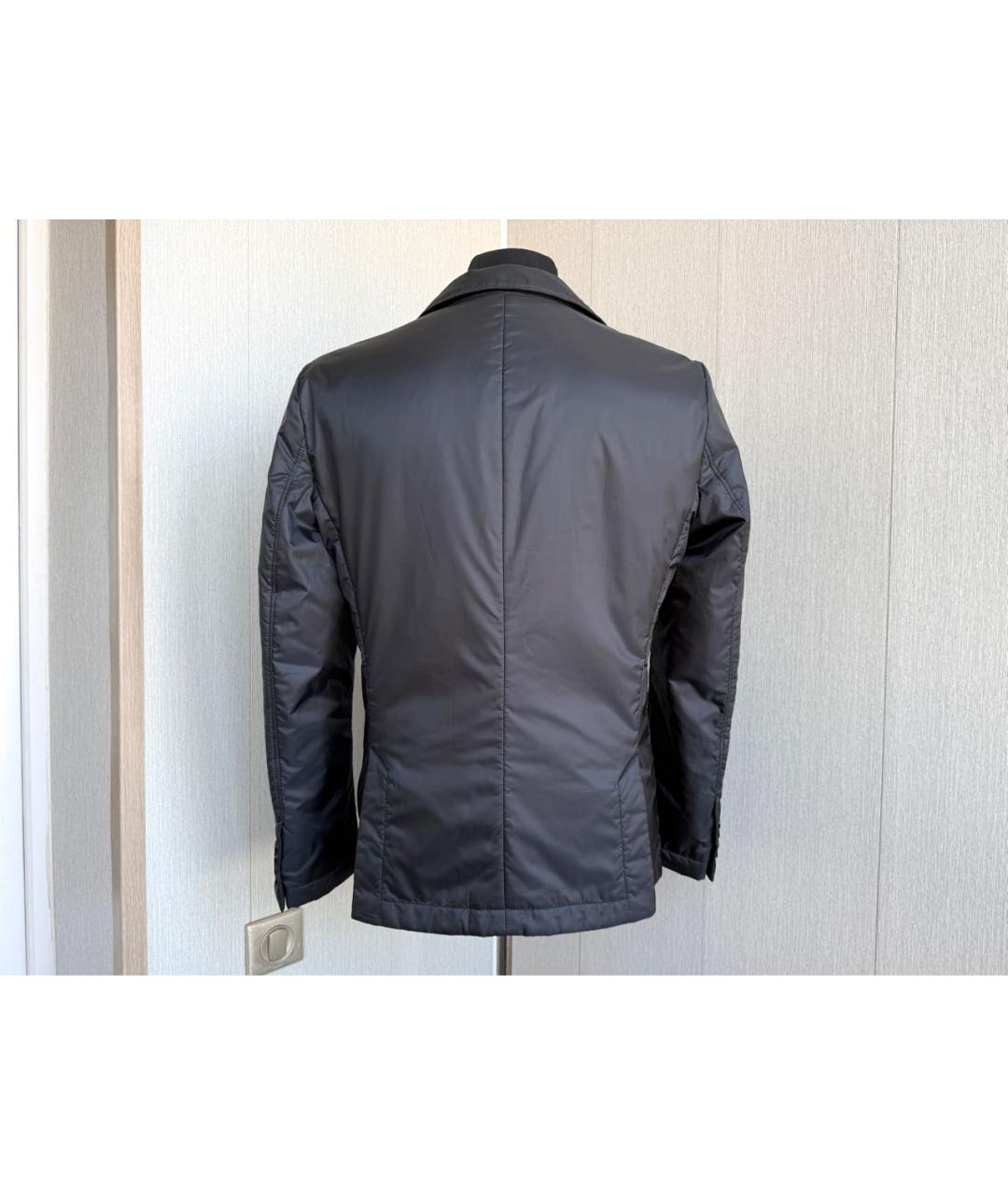 HUGO BOSS Темно-синяя полиэстеровая куртка, фото 2