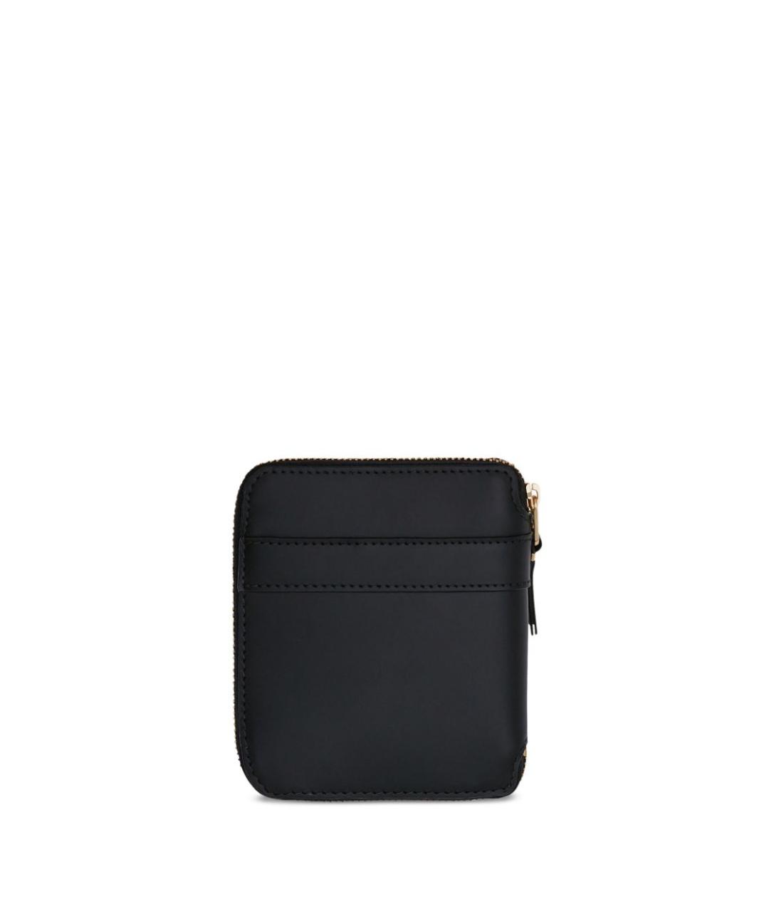 COMME DES GARÇONS Черный кожаный кошелек, фото 2
