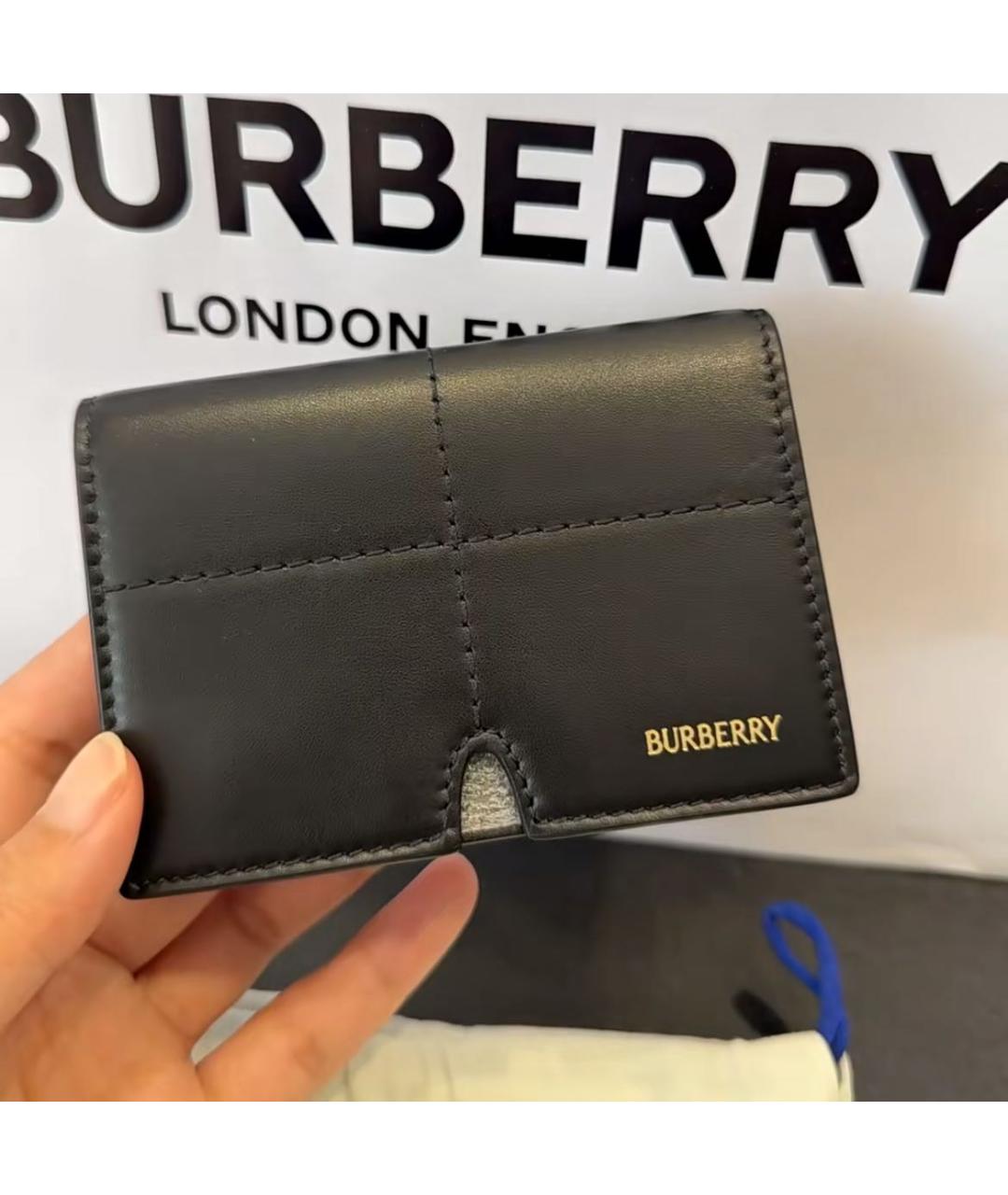 BURBERRY Черный кардхолдер, фото 3