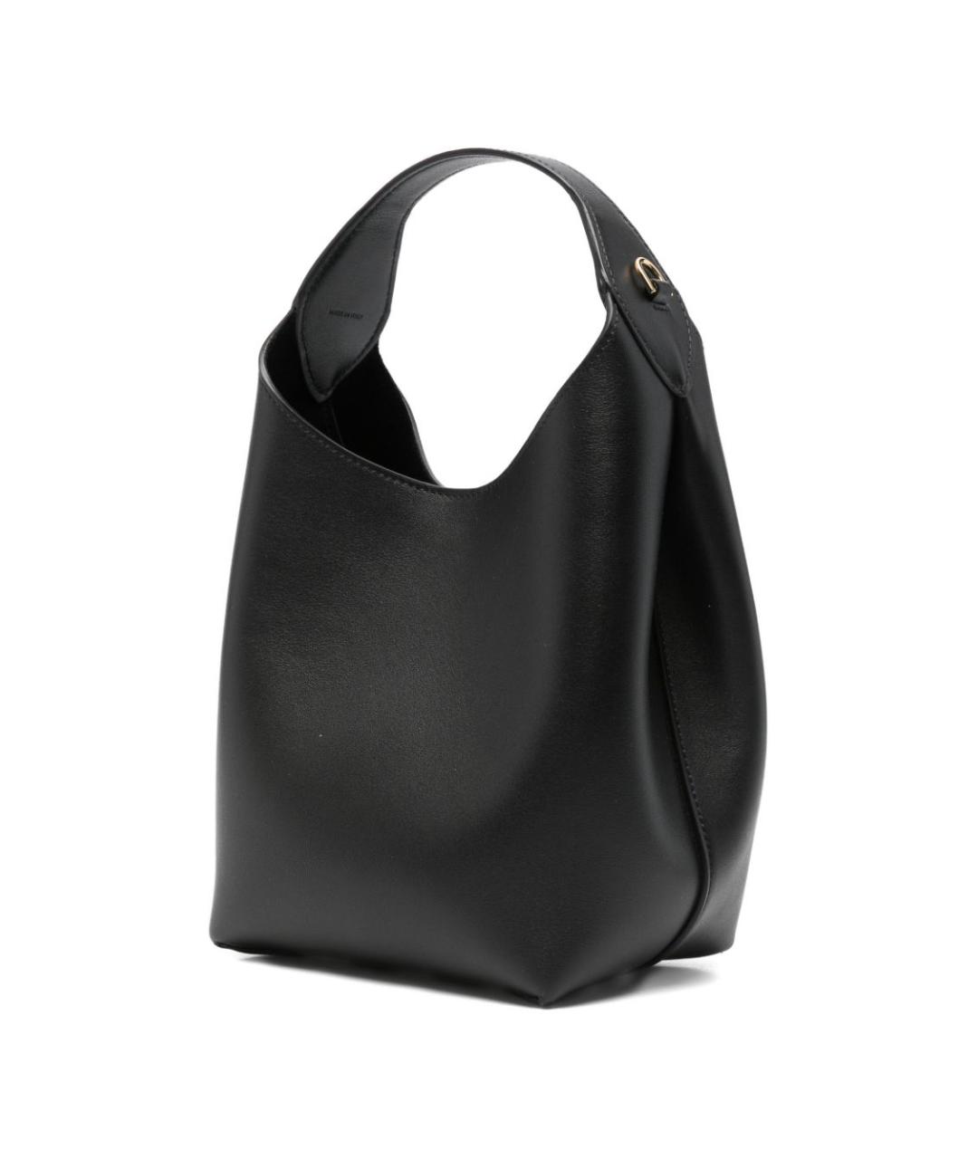 CELINE Черная кожаная сумка через плечо, фото 4