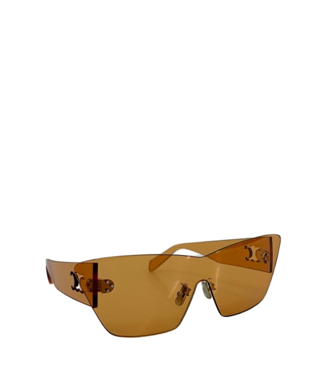 CELINE Бежевые солнцезащитные очки, фото 2