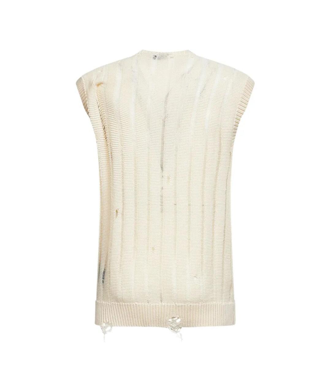 LANEUS Бежевый хлопковый джемпер / свитер, фото 2