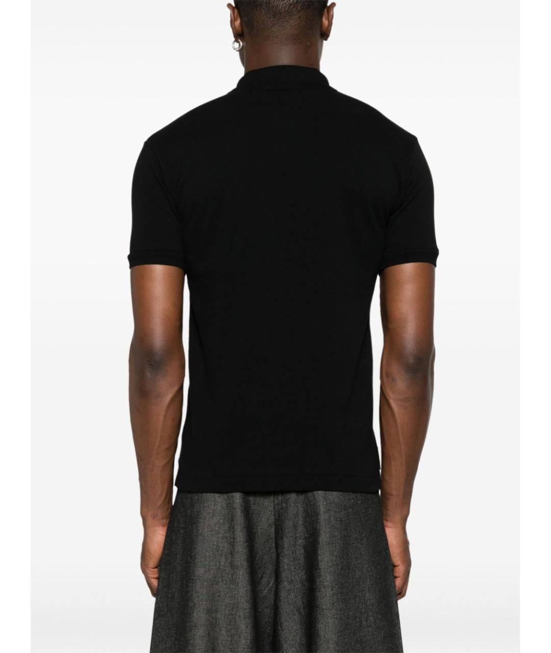 COMME DES GARÇONS Черная хлопковая футболка, фото 6