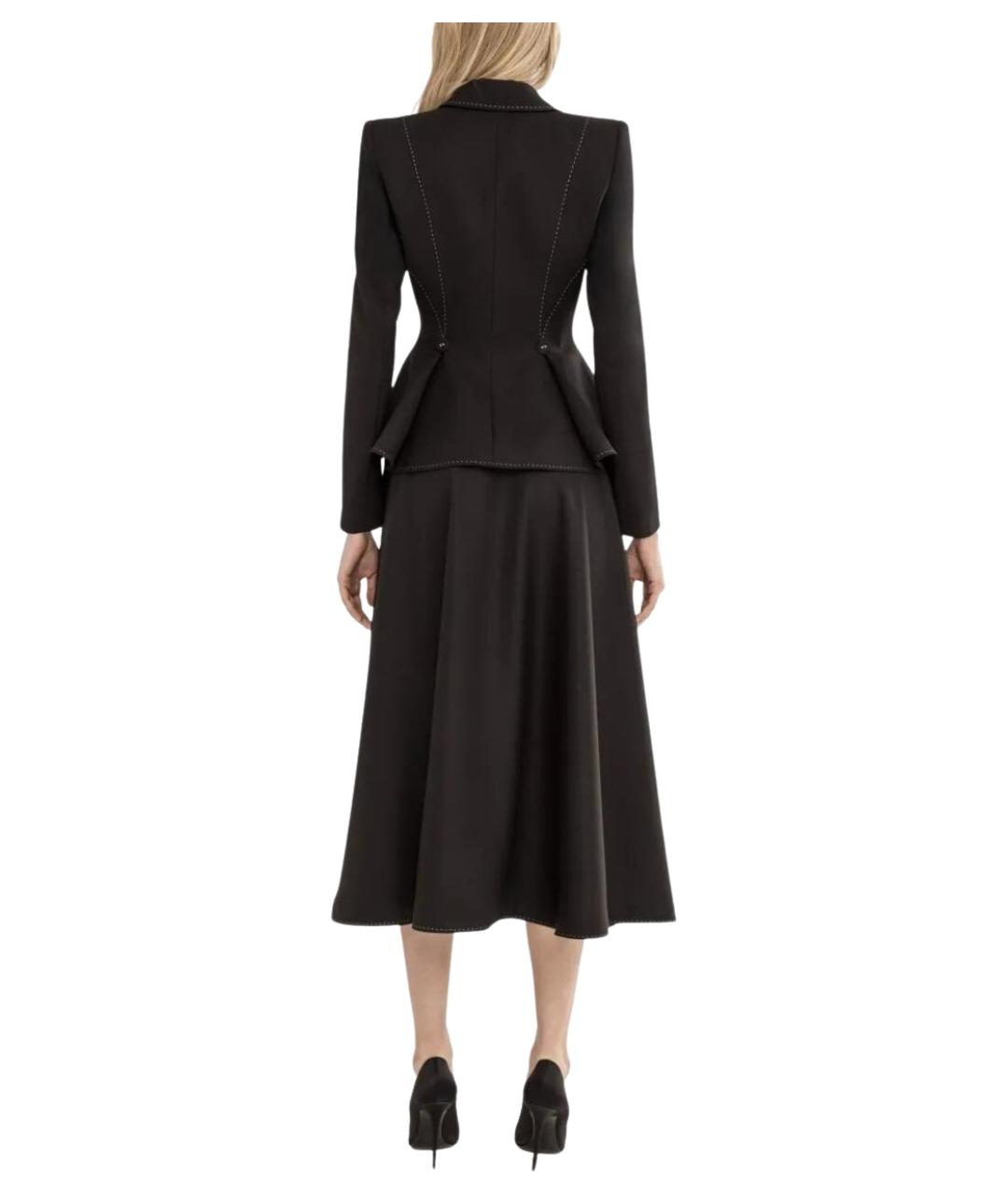 NISSA Черная льняная юбка миди, фото 3