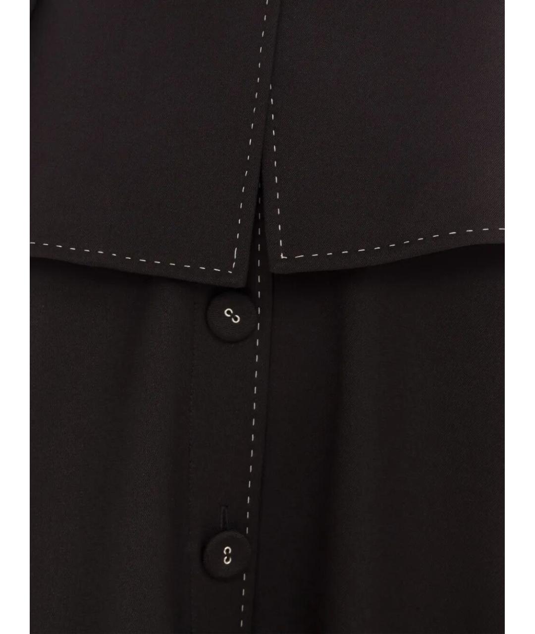 NISSA Черная льняная юбка миди, фото 4