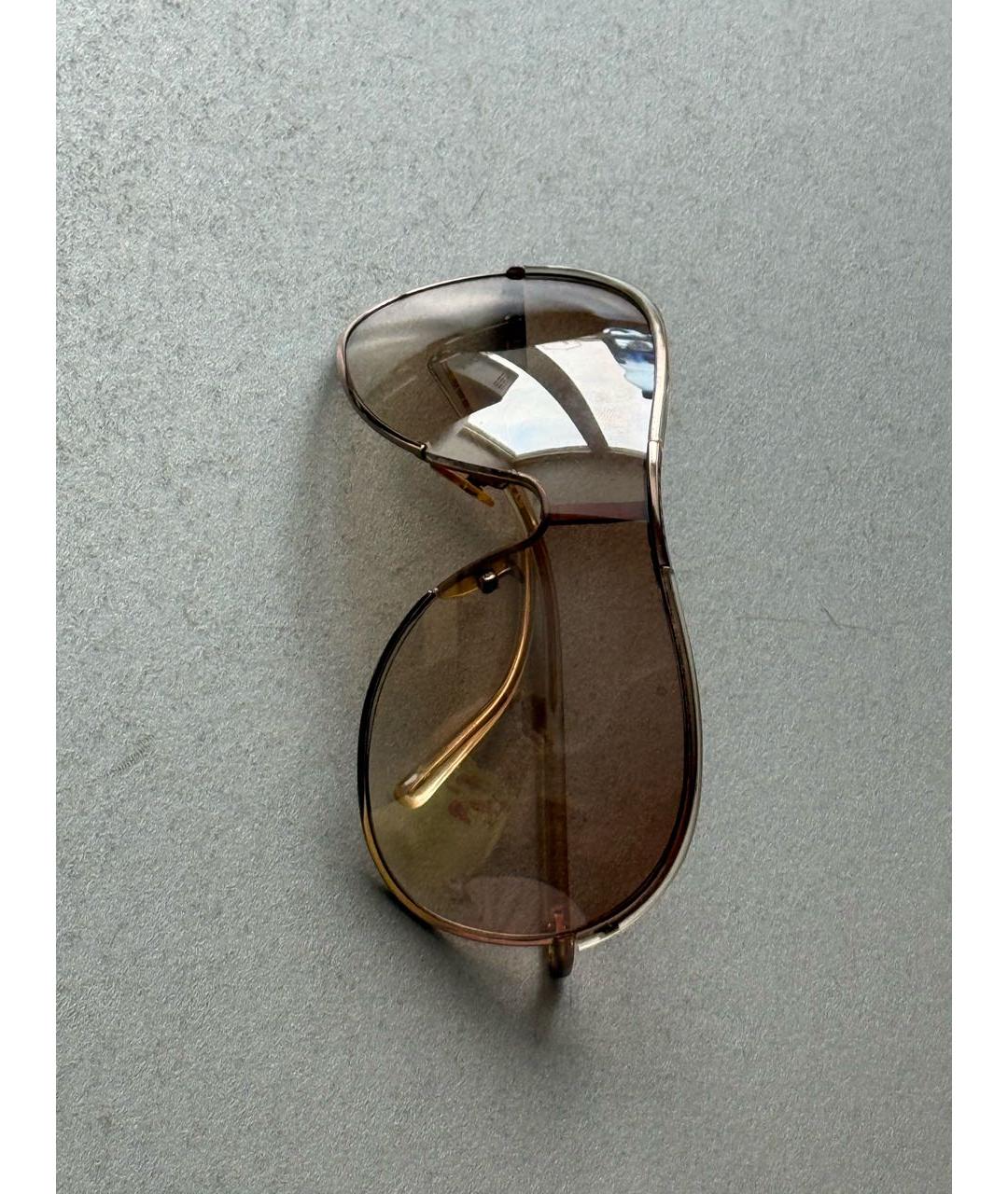 CELINE Золотые металлические солнцезащитные очки, фото 6