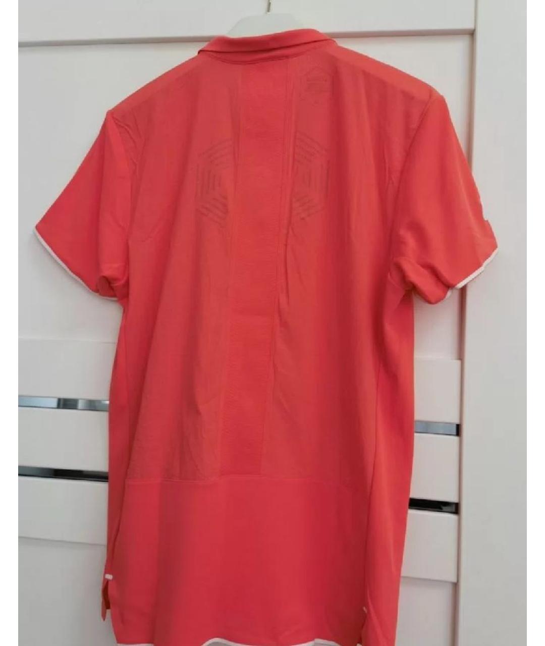 ASICS Оранжевое поло с коротким рукавом, фото 2