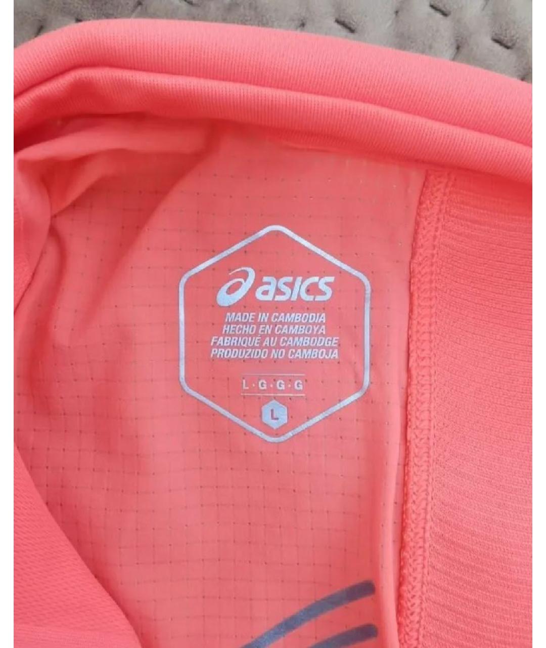 ASICS Оранжевое поло с коротким рукавом, фото 4