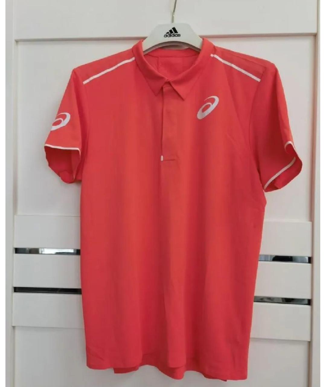 ASICS Оранжевое поло с коротким рукавом, фото 7