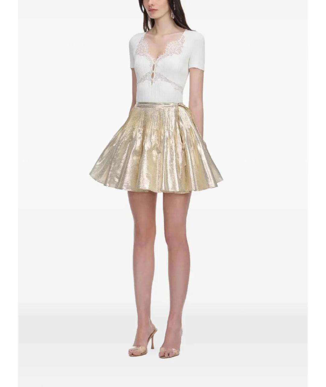 SELF-PORTRAIT Белая вискозная футболка, фото 2