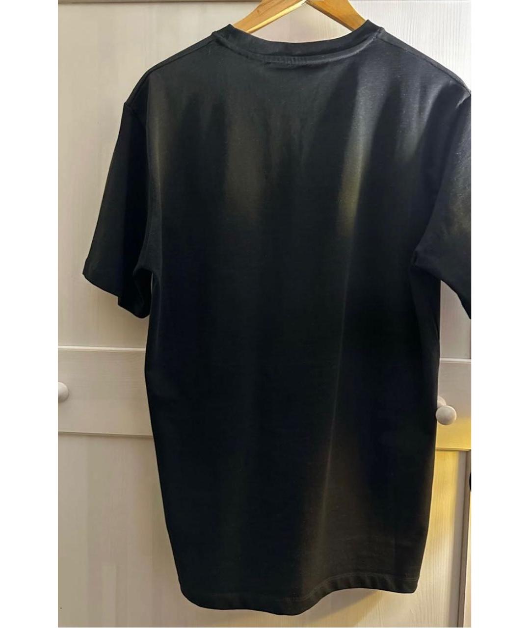 GUCCI Черная хлопковая футболка, фото 2