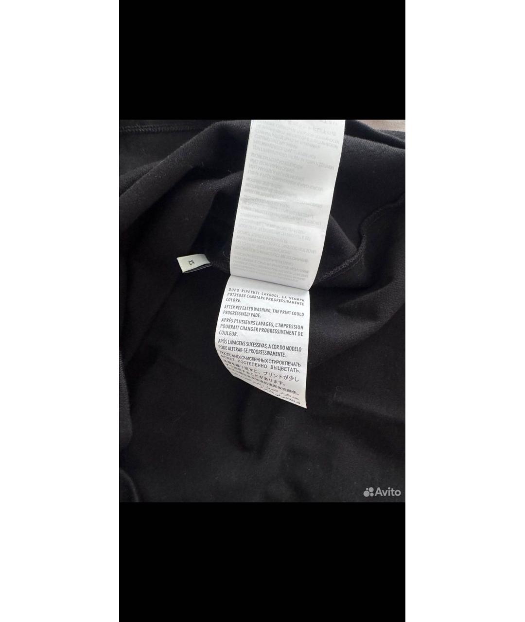 GUCCI Черная хлопковая футболка, фото 6