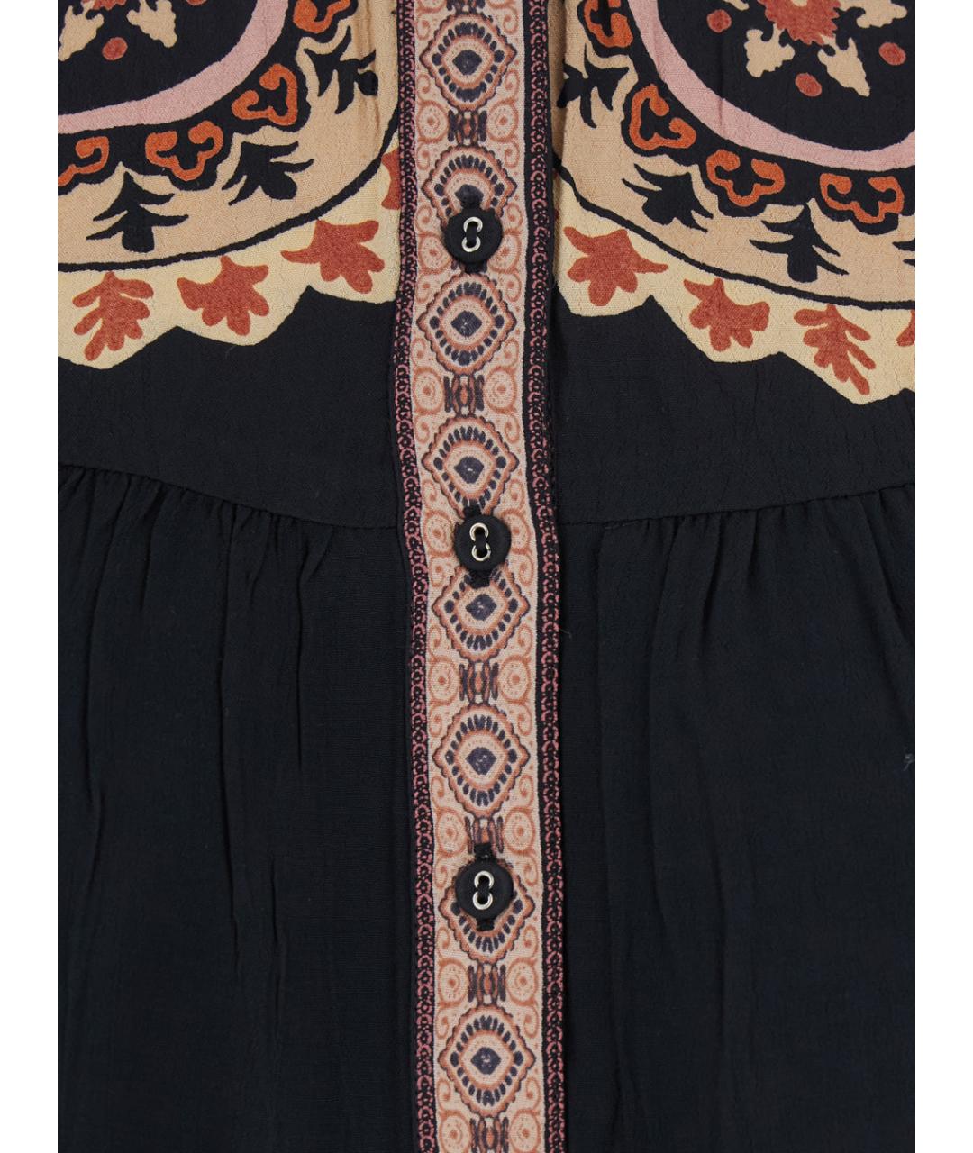 BA&SH Черная вискозная рубашка, фото 3