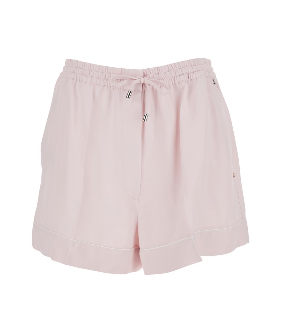 SPORTMAX Розовые вискозные шорты, фото 1