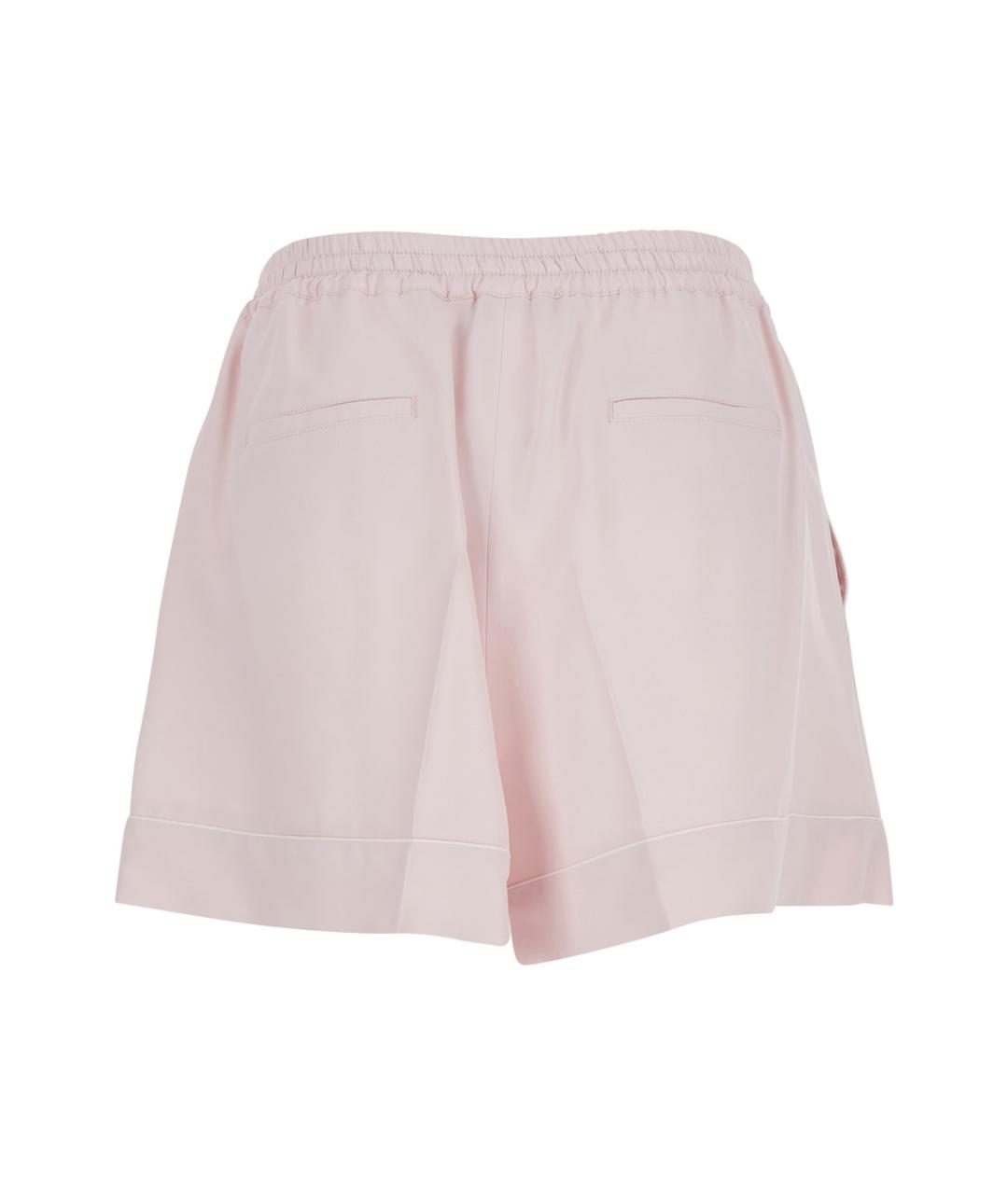 SPORTMAX Розовые вискозные шорты, фото 2