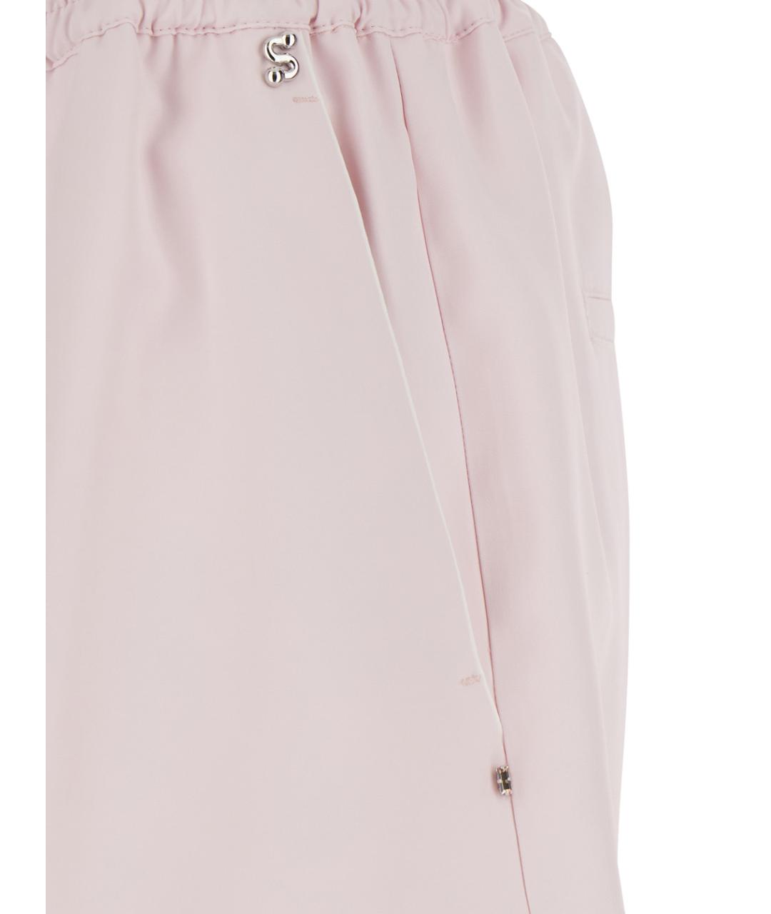 SPORTMAX Розовые вискозные шорты, фото 3